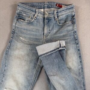 G-Star RAW Noxer Jeans Womens 28x32 Blue Japanese Selvedge Denim High Straight